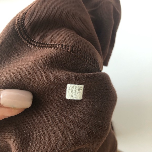 Lululemon Scuba Oversized Half Zip Hoodie in color called Java. - Picture 3 of 5